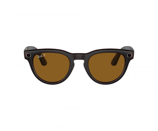 Смарт-очки Ray-Ban Meta Headliner Matte Rebel Black Frame/Brown Lenses (RW4009 675483 50-23)